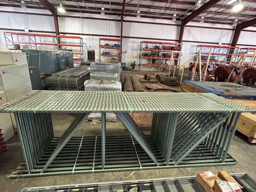 Lot of Pallet Racking with Wire Decking - Image 7